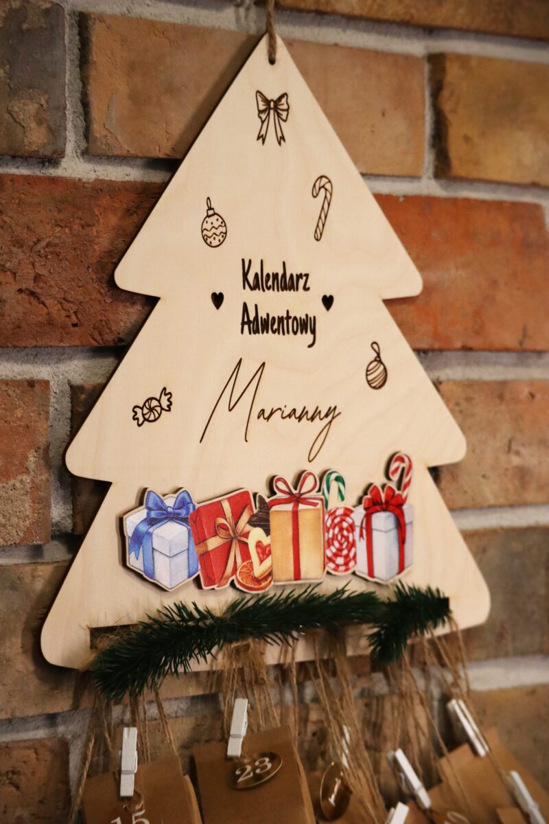 Kalendarz adwentowy Choinka