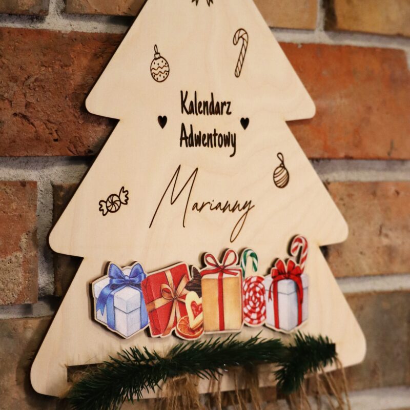 Kalendarz adwentowy Choinka