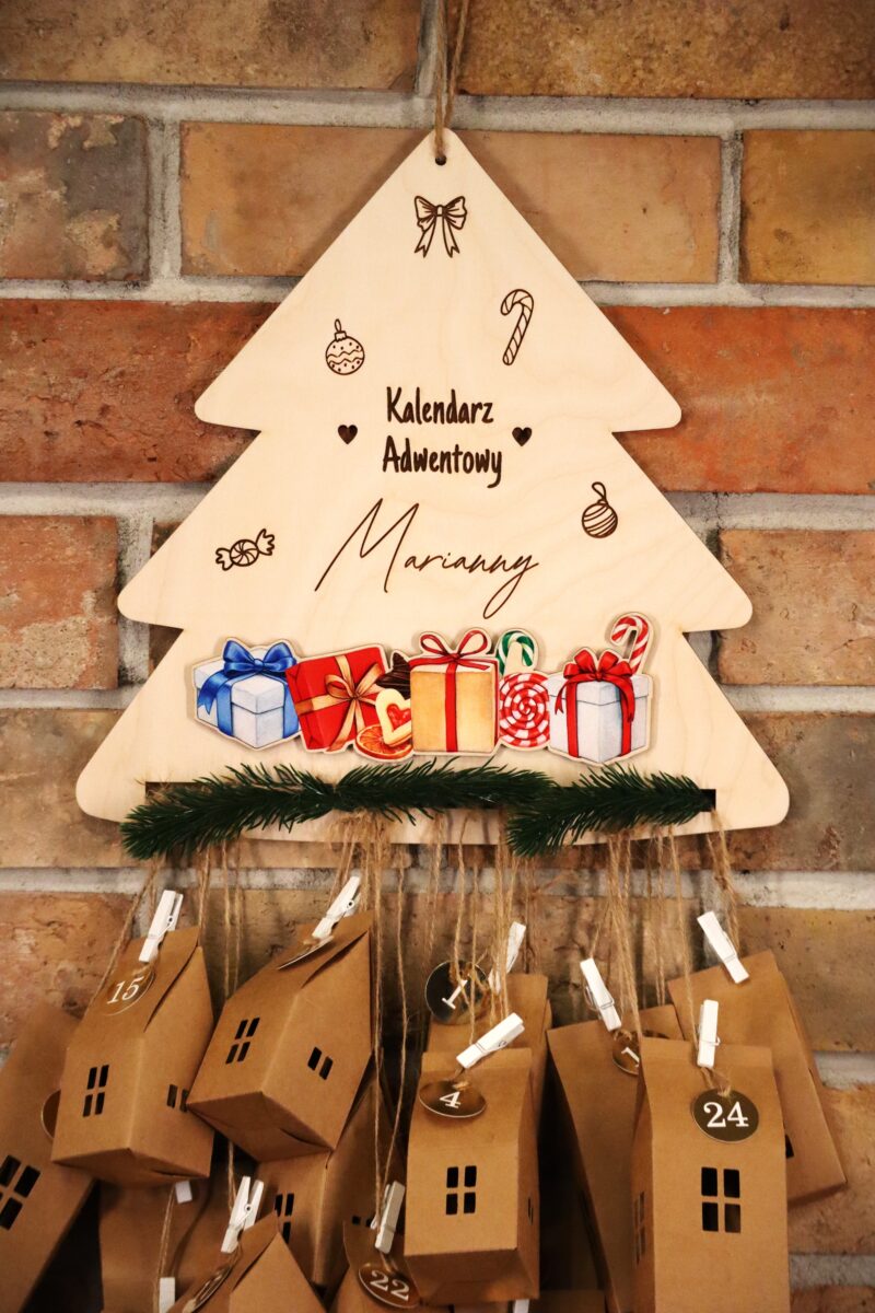 Kalendarz adwentowy Choinka