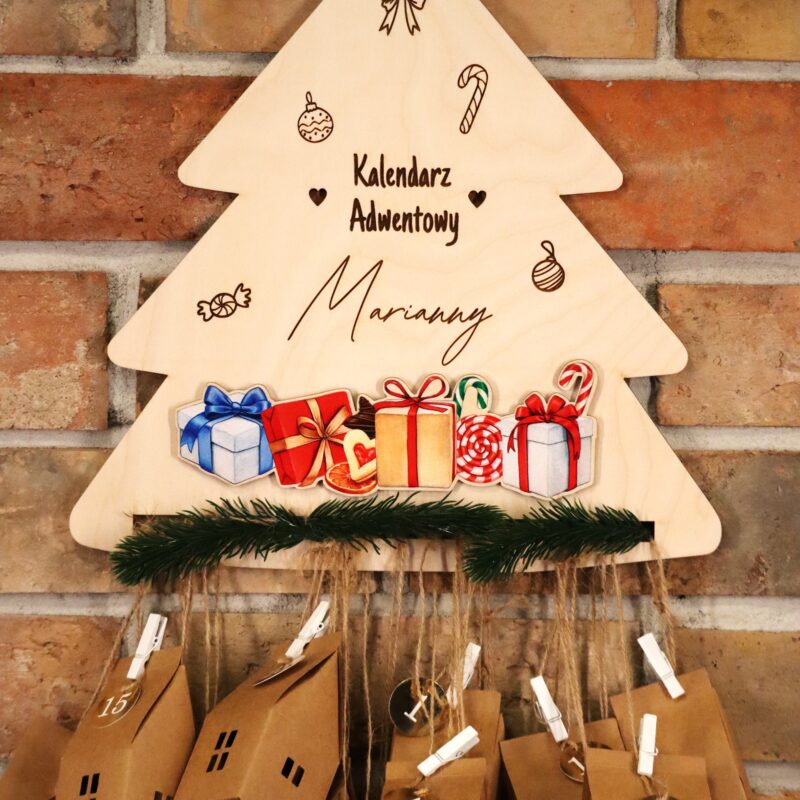 Kalendarz adwentowy Choinka