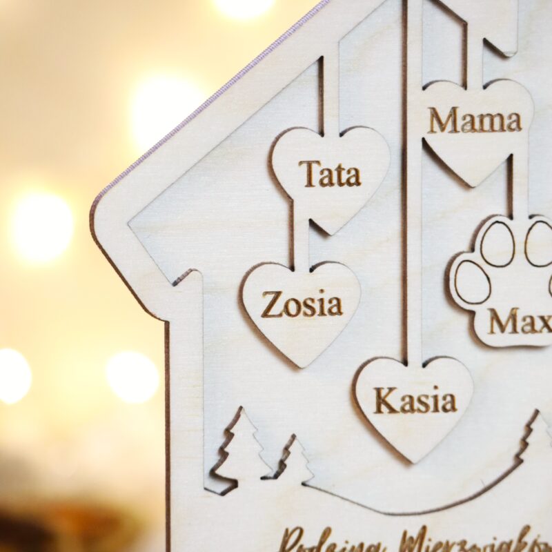 Bombka rodzinna Domek