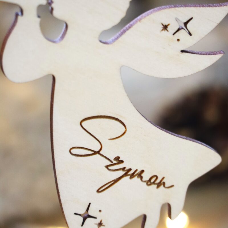 Bombka z imieniem Aniołek