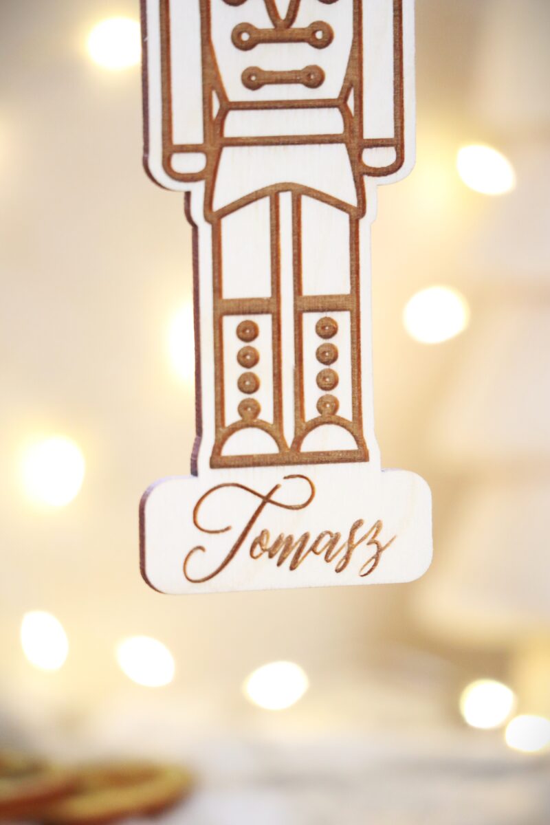 Bombka z imieniem Dziadek do orzechów