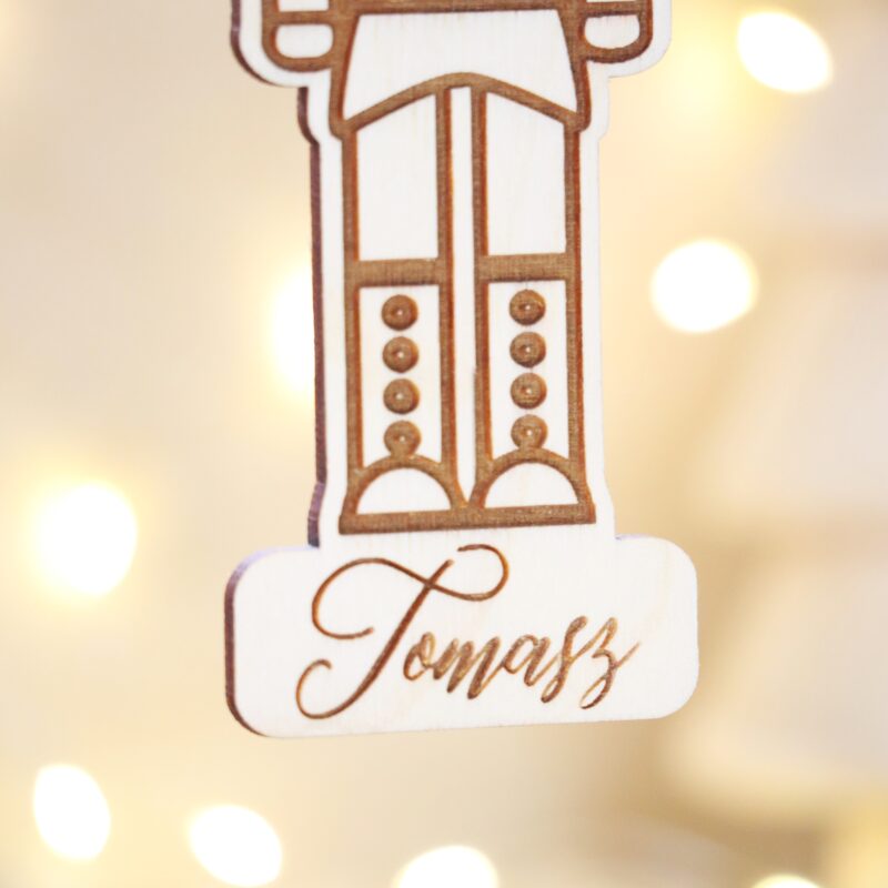 Bombka z imieniem Dziadek do orzechów