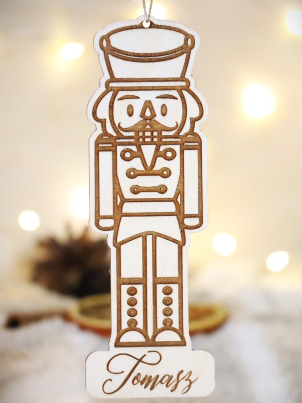 Bombka z imieniem Dziadek do orzechów