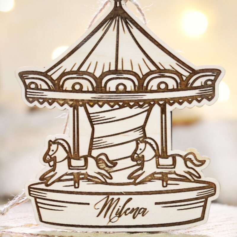 Bombka z imieniem Karuzela