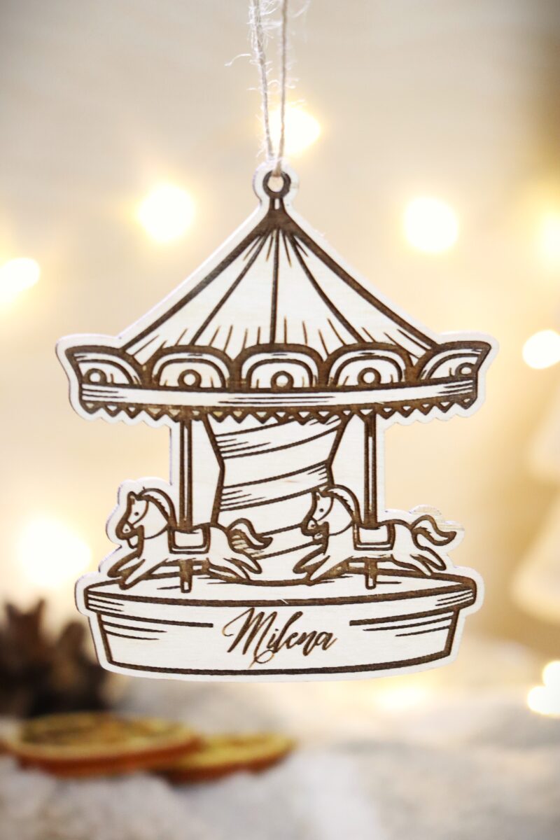 Bombka z imieniem Karuzela