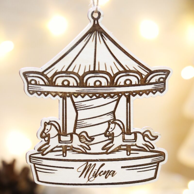 Bombka z imieniem Karuzela