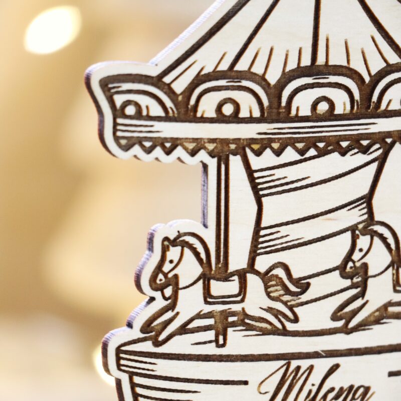 Bombka z imieniem Karuzela