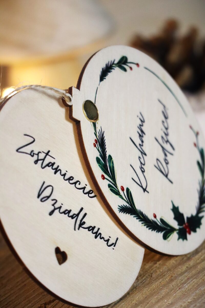 Bombka otwierana Będziecie Dziadkami