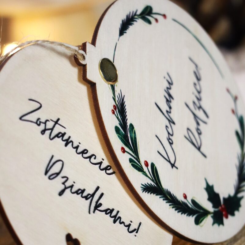 Bombka otwierana Będziecie Dziadkami