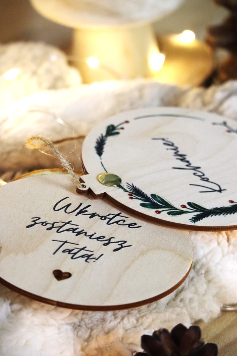 Bombka otwierana Będziesz Tatą