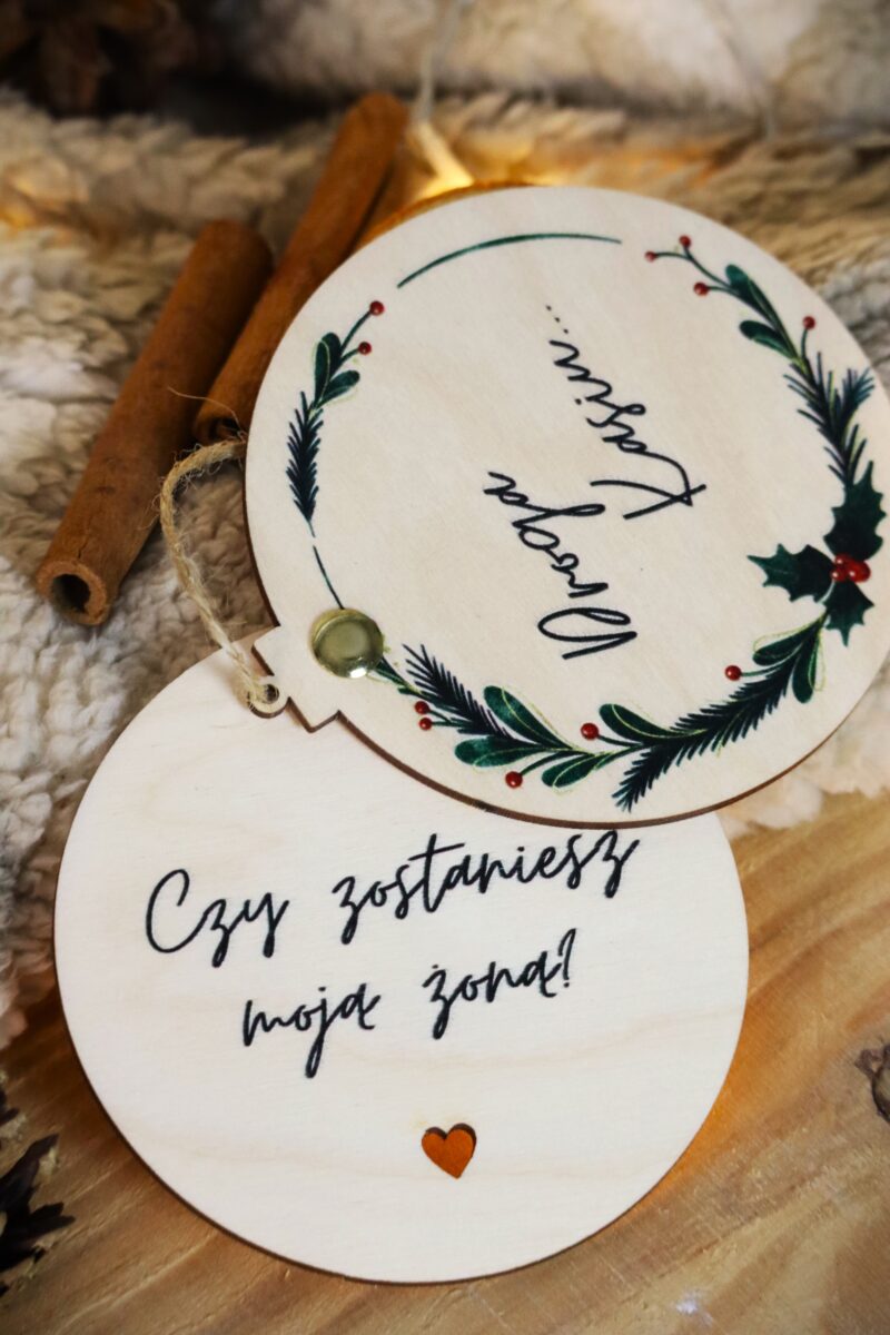 Bombka zaręczynowa dla Niej