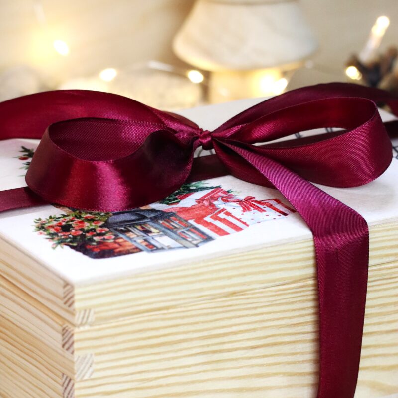 Herbaciarka Świąteczne pudełko z życzeniami