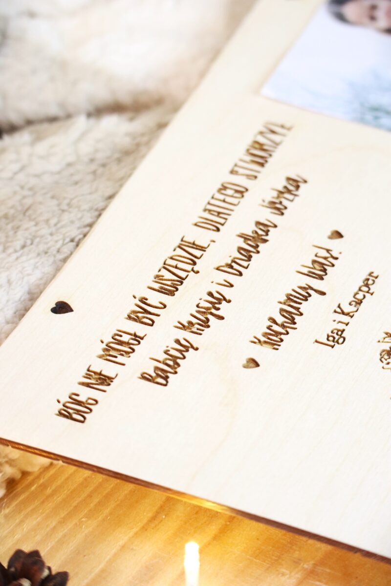 Kalendarz ścienny 2026 dla Dziadków ze zdjęciem Bukiet kwiatów