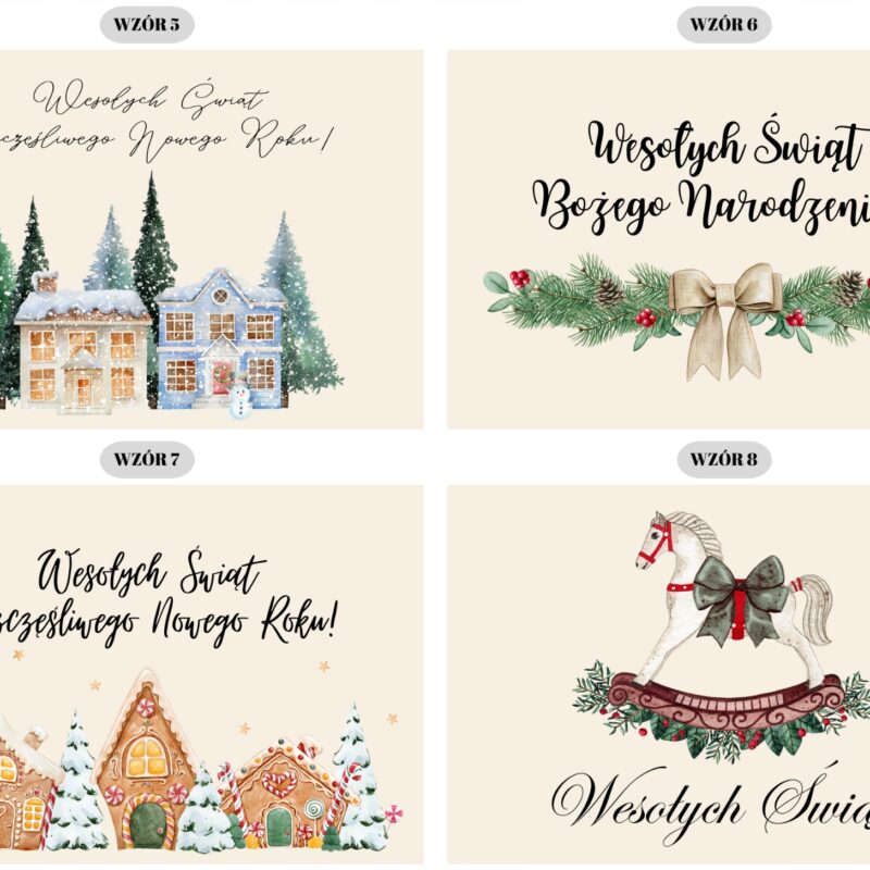 Herbaciarka Świąteczne pudełko z życzeniami