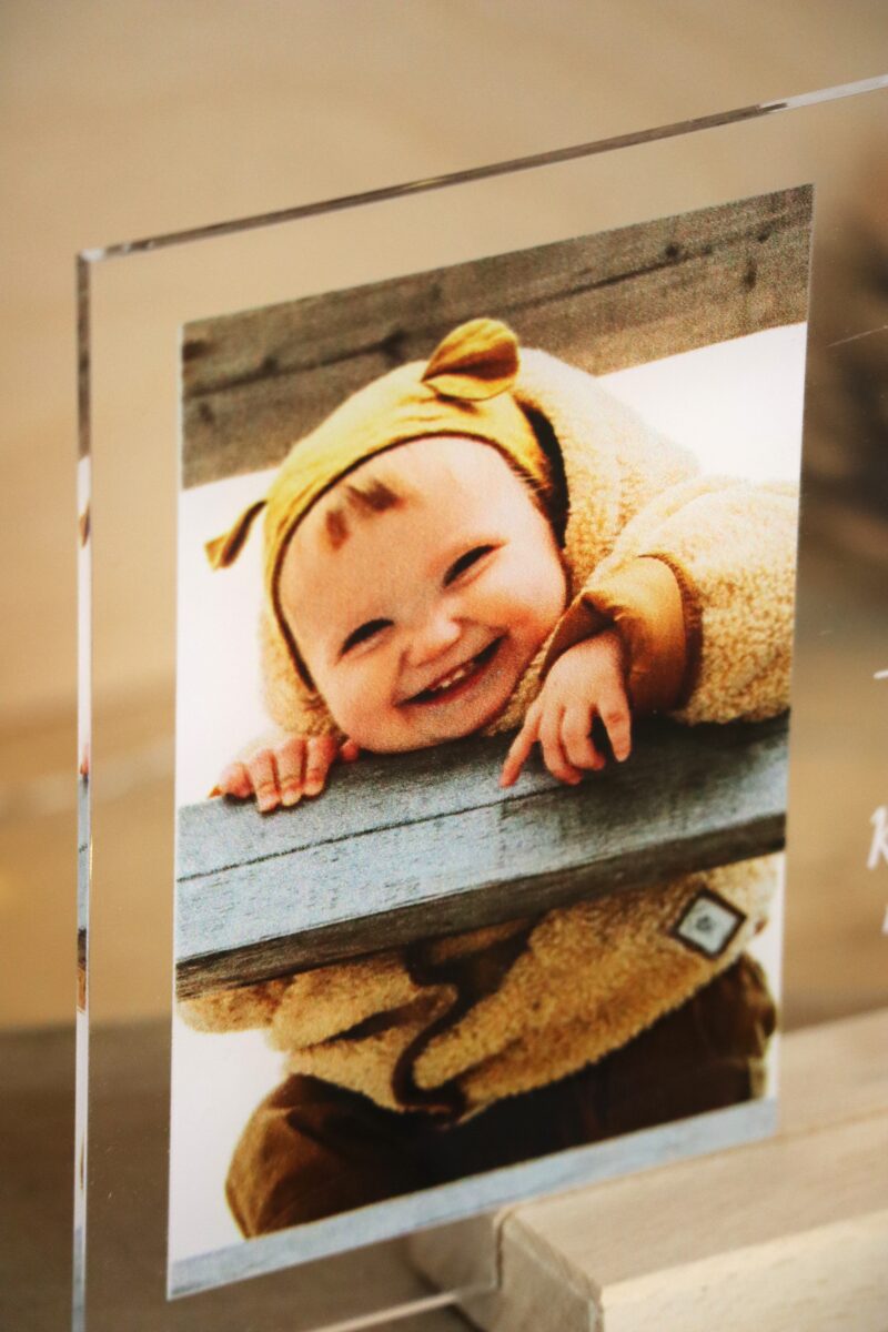 Ramka UV dla Dziadków ze zdjęciem i życzeniami