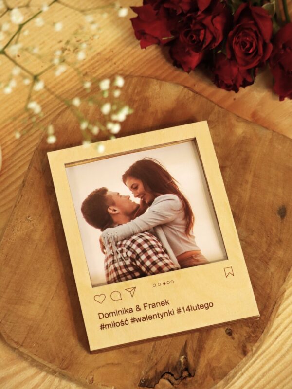 Instagramowa ramka magnes na zdjęcie