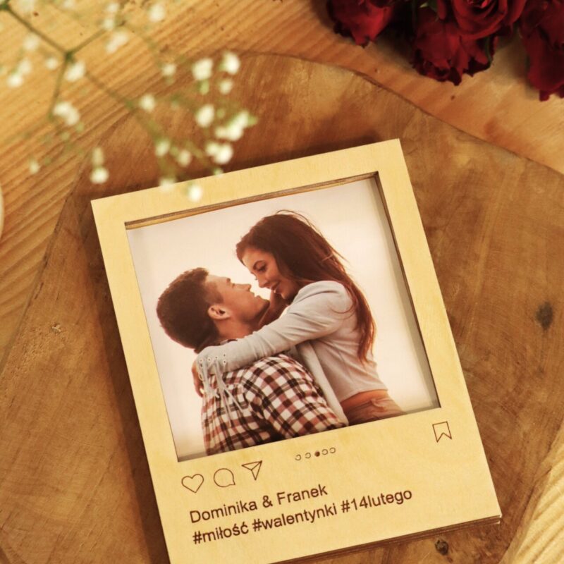 Instagramowa ramka magnes na zdjęcie