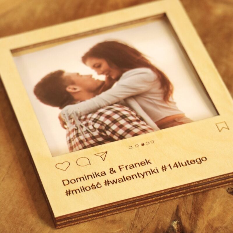 Instagramowa ramka magnes na zdjęcie
