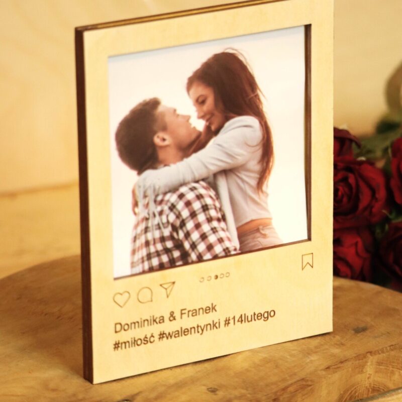 Instagramowa ramka magnes na zdjęcie