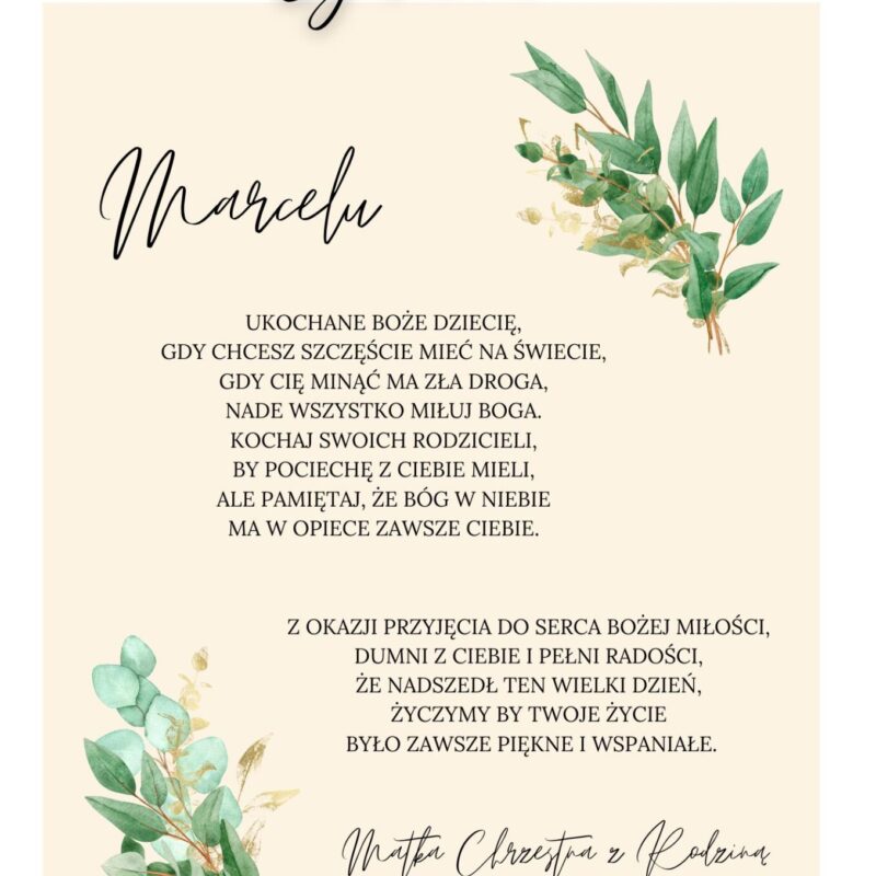 Biblia w pudełku na pamiątkę I Komunii Świętej