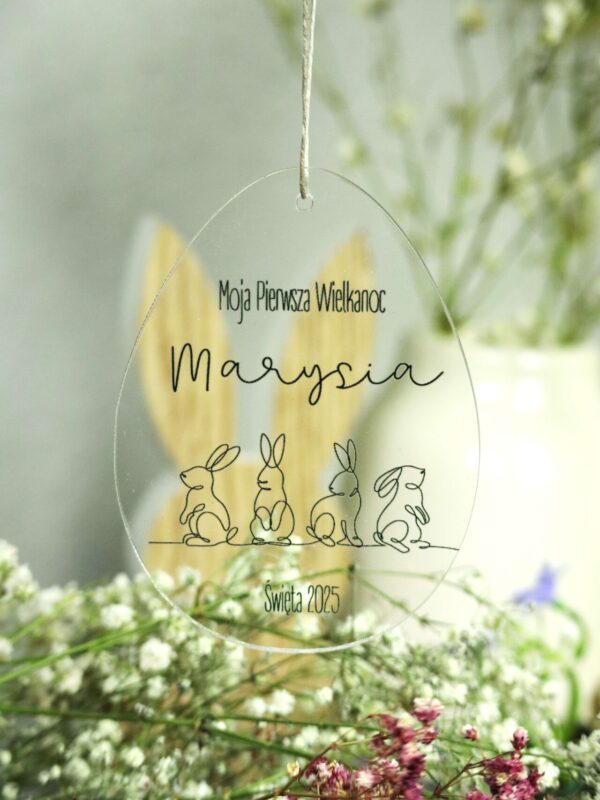 Zawieszka wielkanocna plexi MINIMAL
