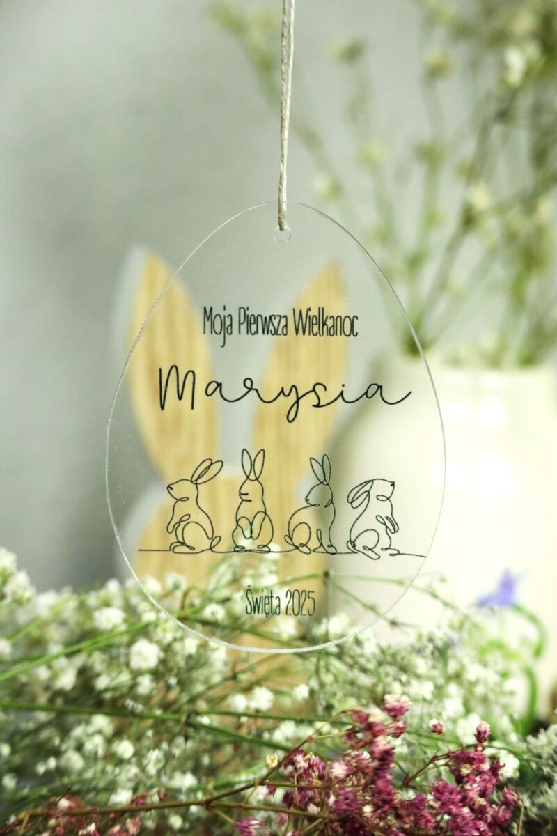 Zawieszka wielkanocna plexi MINIMAL