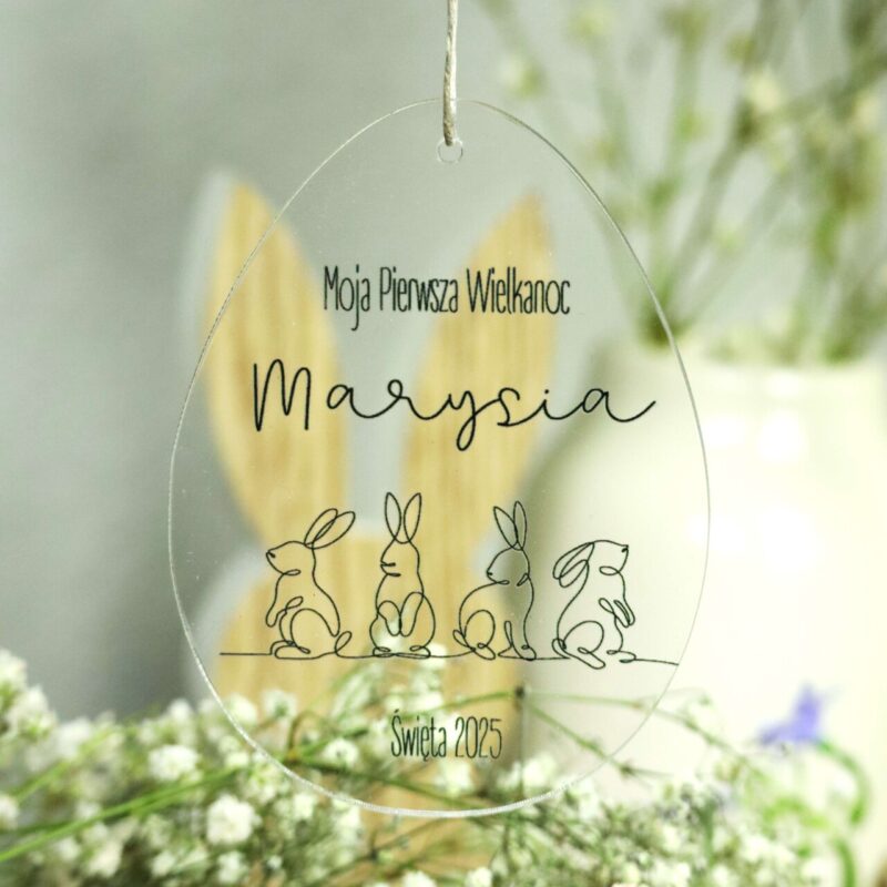 Zawieszka wielkanocna plexi MINIMAL