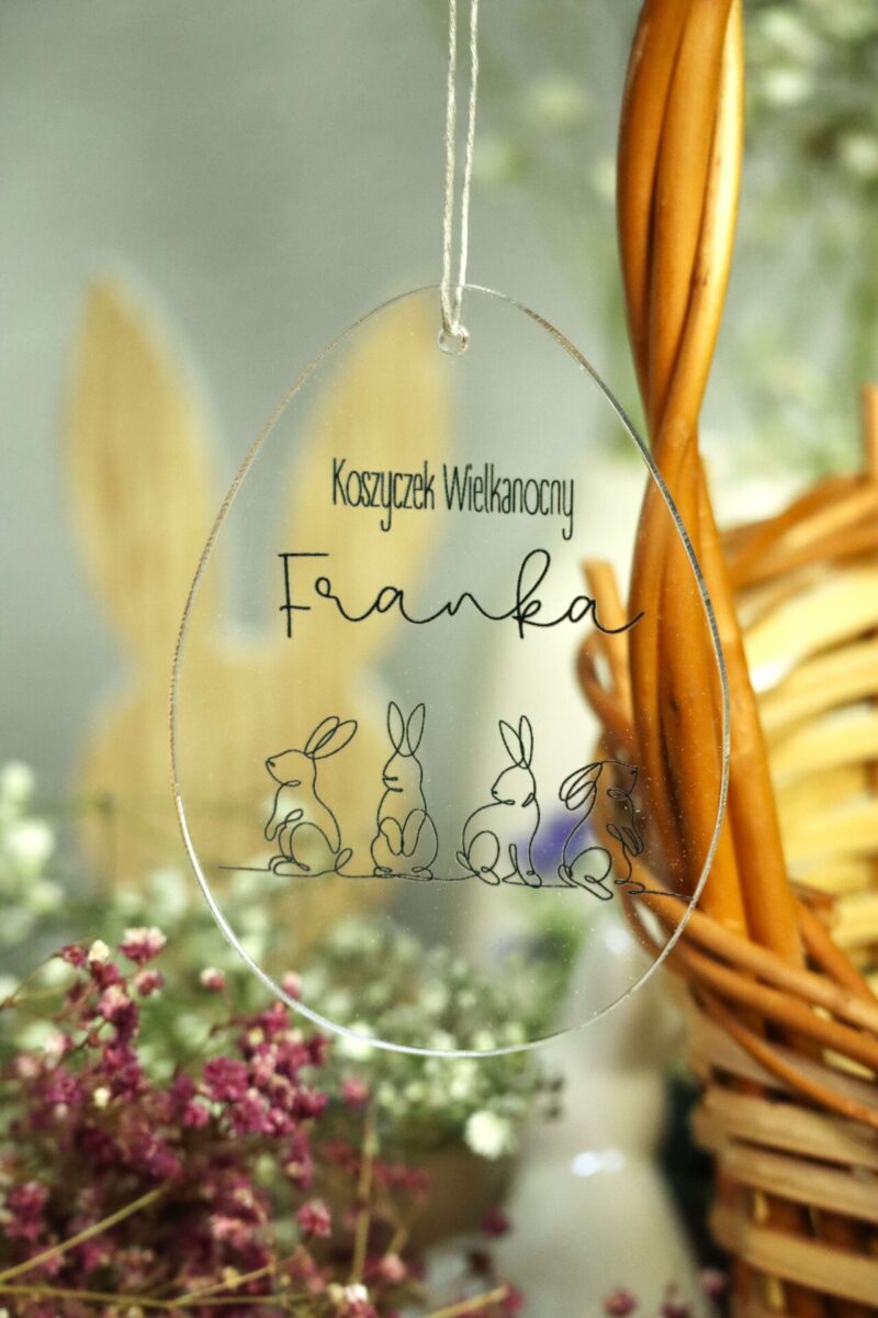 Zawieszka wielkanocna plexi MINIMAL