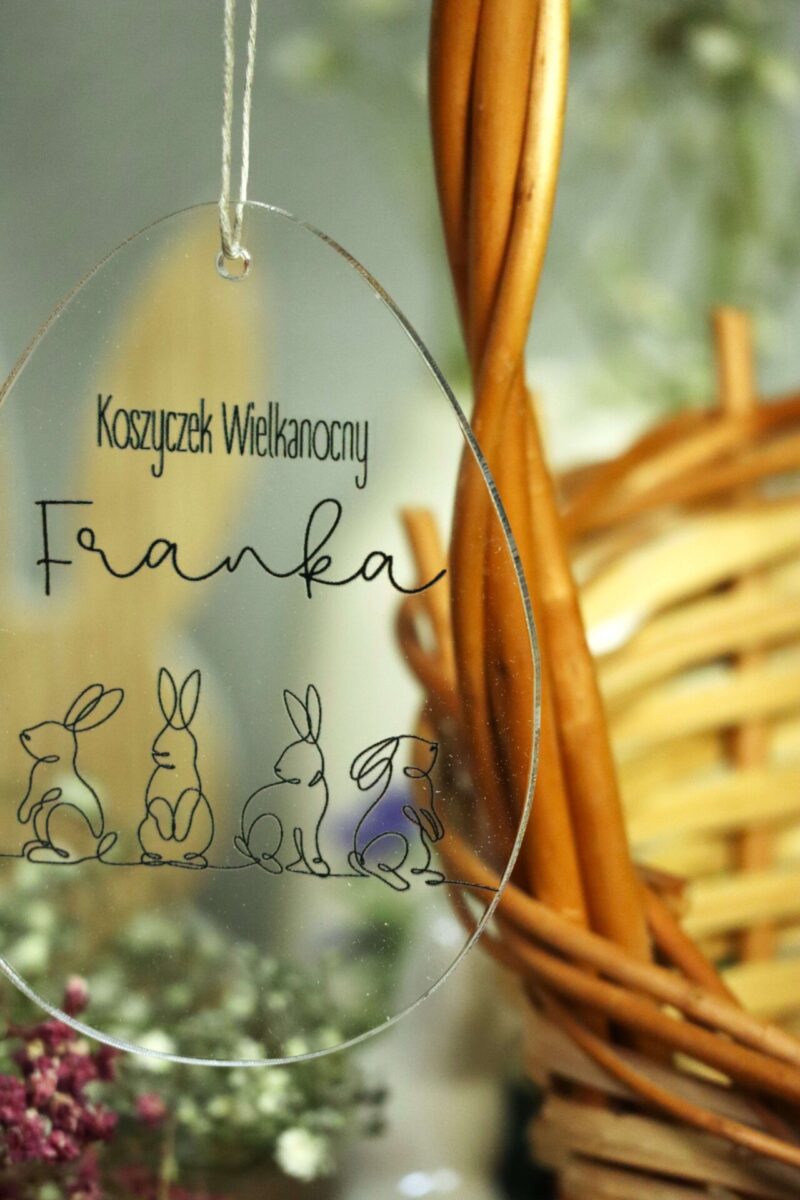 Zawieszka wielkanocna plexi MINIMAL