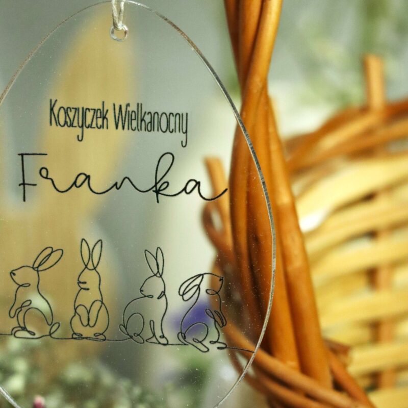 Zawieszka wielkanocna plexi MINIMAL