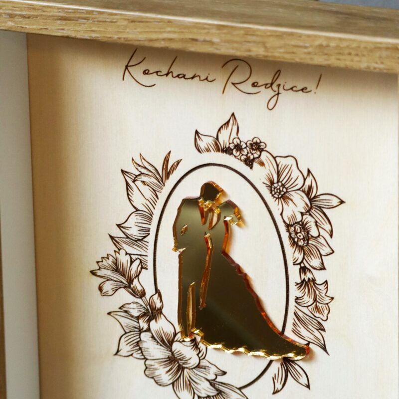 Ramka z podziękowaniami na ślub