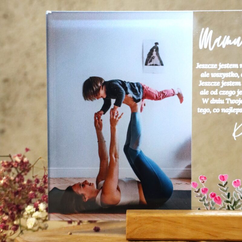 Ramka dla Mamy prostokąt tulipany