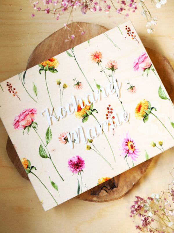 Pudełko na czekoladki Merci dla Mamy