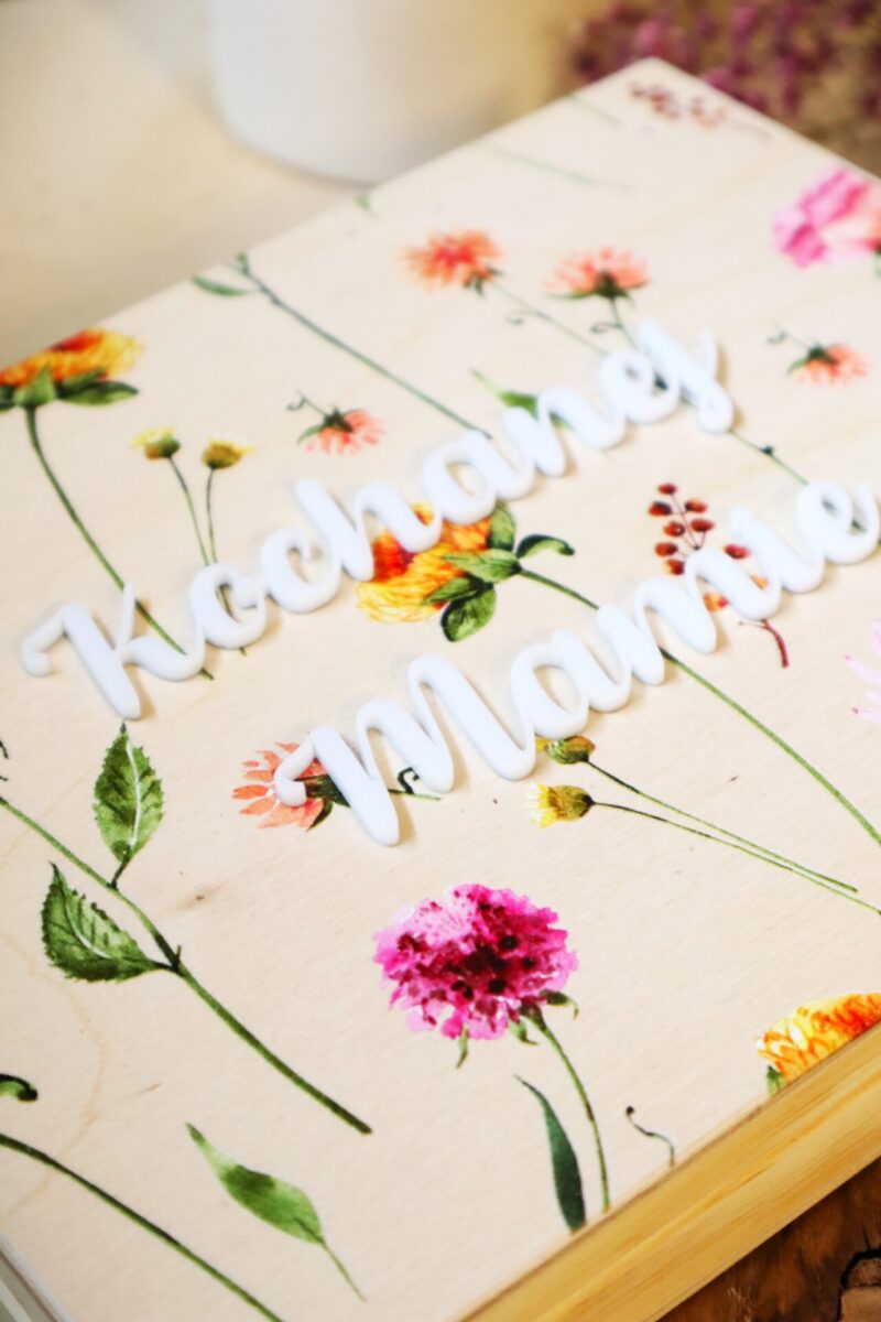 Pudełko na czekoladki Merci dla Mamy