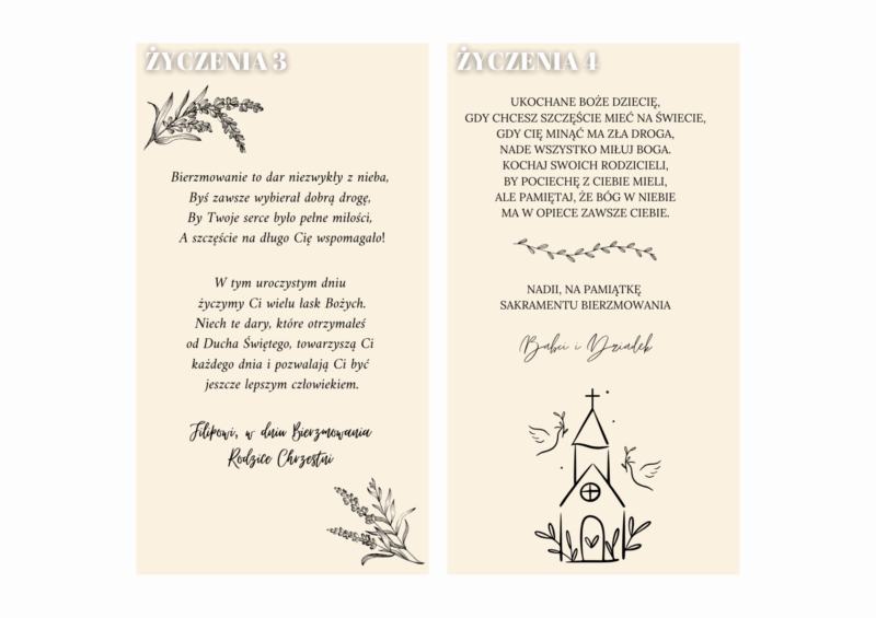 Pudełko na banknoty z okazji bierzmowania