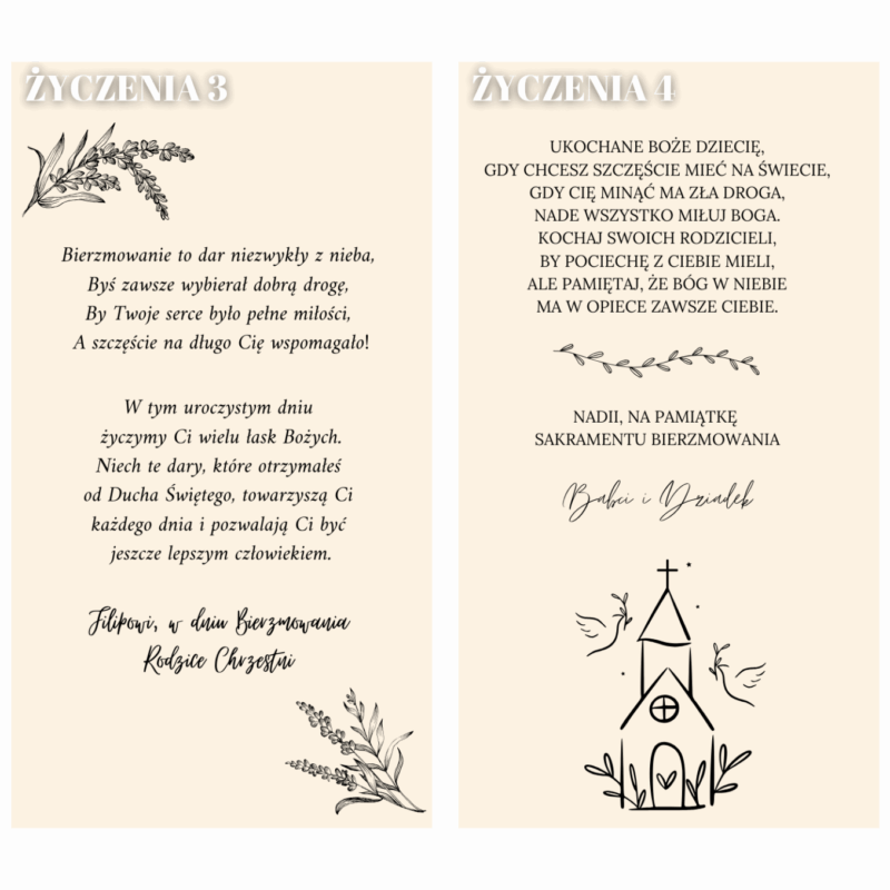 Pudełko na banknoty z okazji bierzmowania