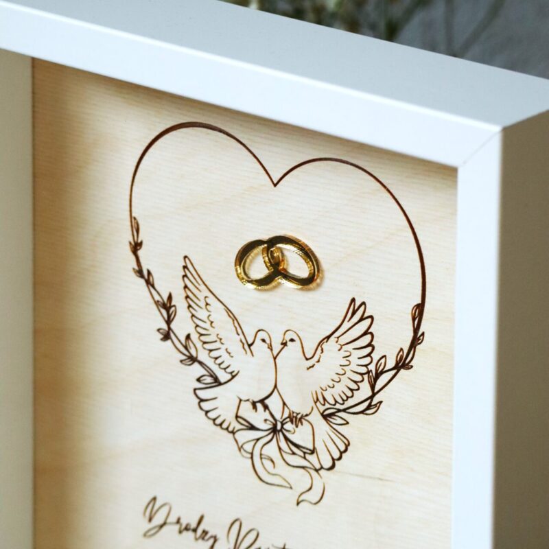 Ramka pamiątkowa dla Nowożeńców Gołębie