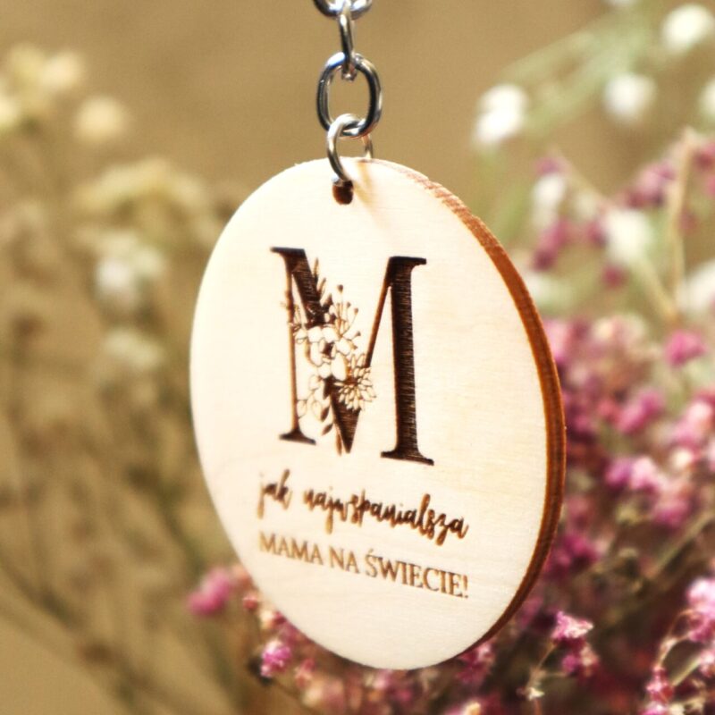 Breloczek z grawerem dla Mamy