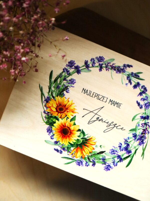 Szkatułka z winietkami dla Mamy