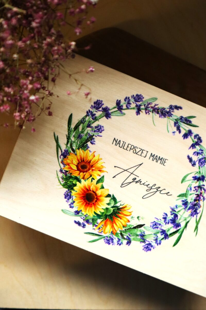 Szkatułka z winietkami dla Mamy