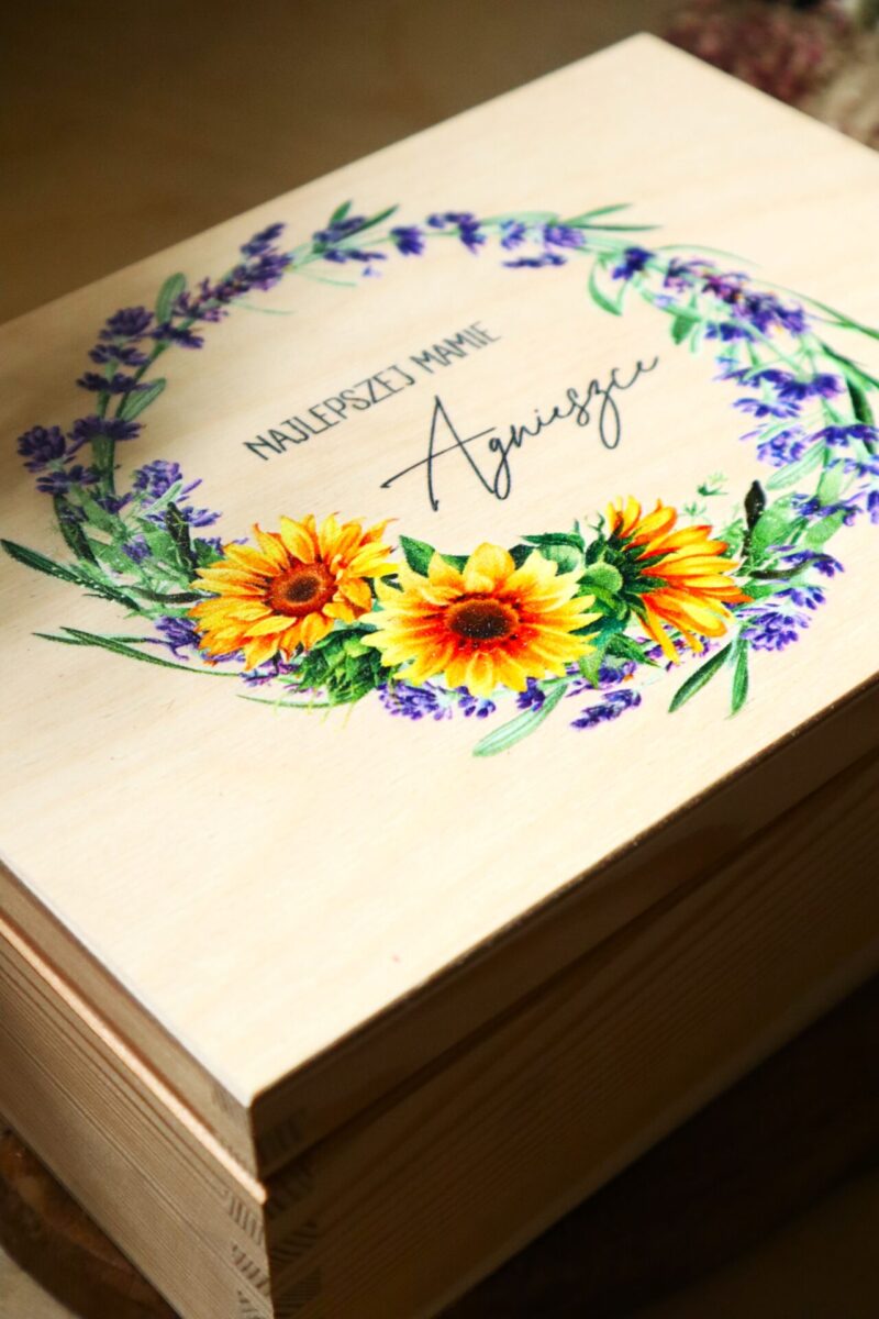 Szkatułka z winietkami dla Mamy