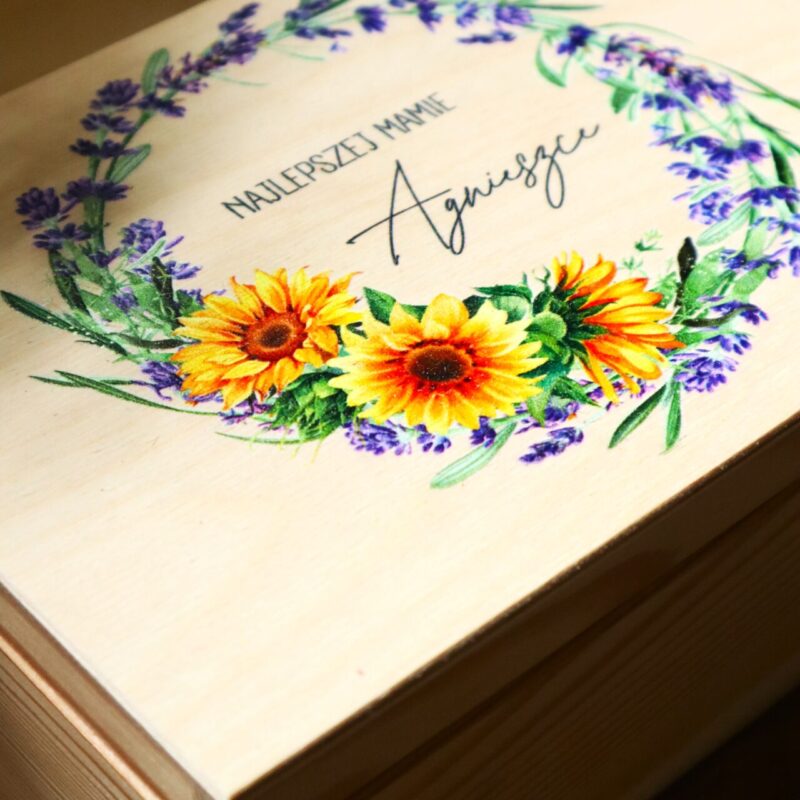 Szkatułka z winietkami dla Mamy