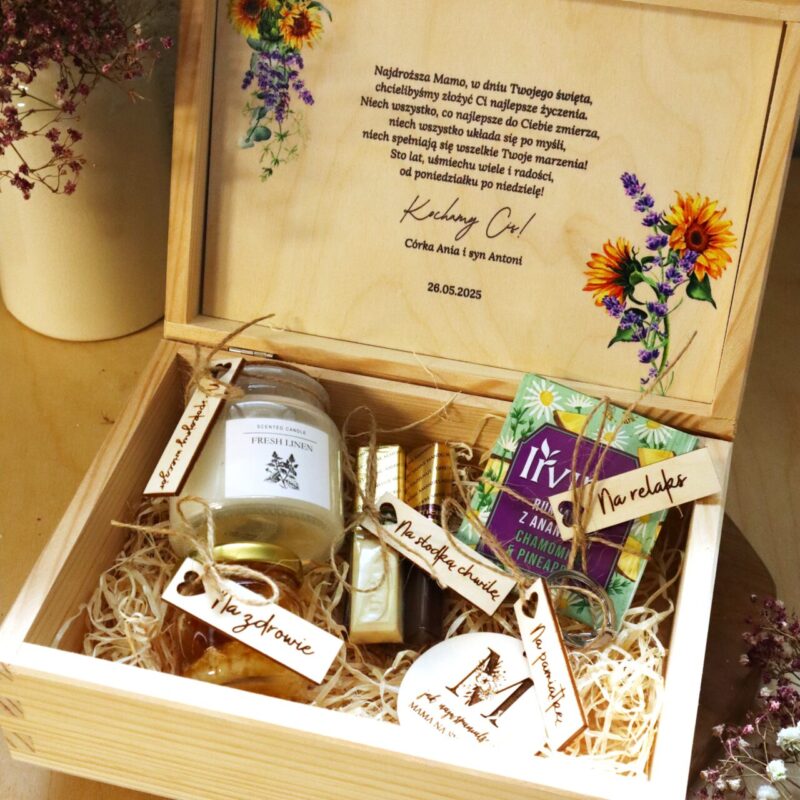 Szkatułka z winietkami dla Mamy