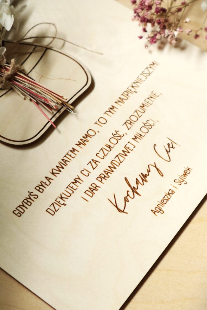 Obraz z wazonem i kwiatami dla Mamy