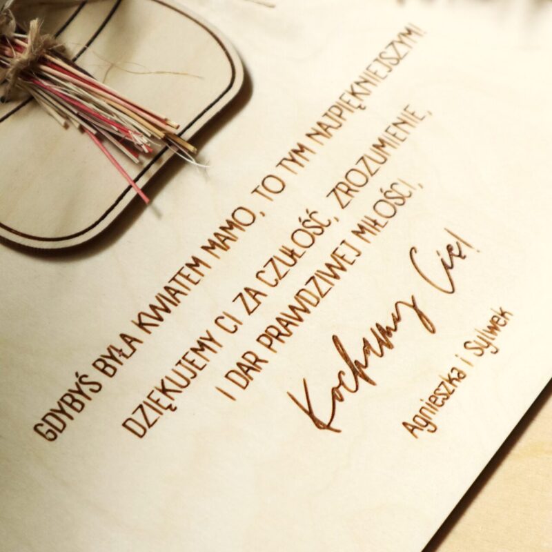 Obraz z wazonem i kwiatami dla Mamy