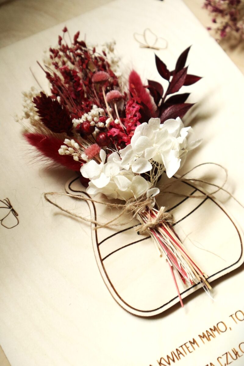 Obraz z wazonem i kwiatami dla Mamy