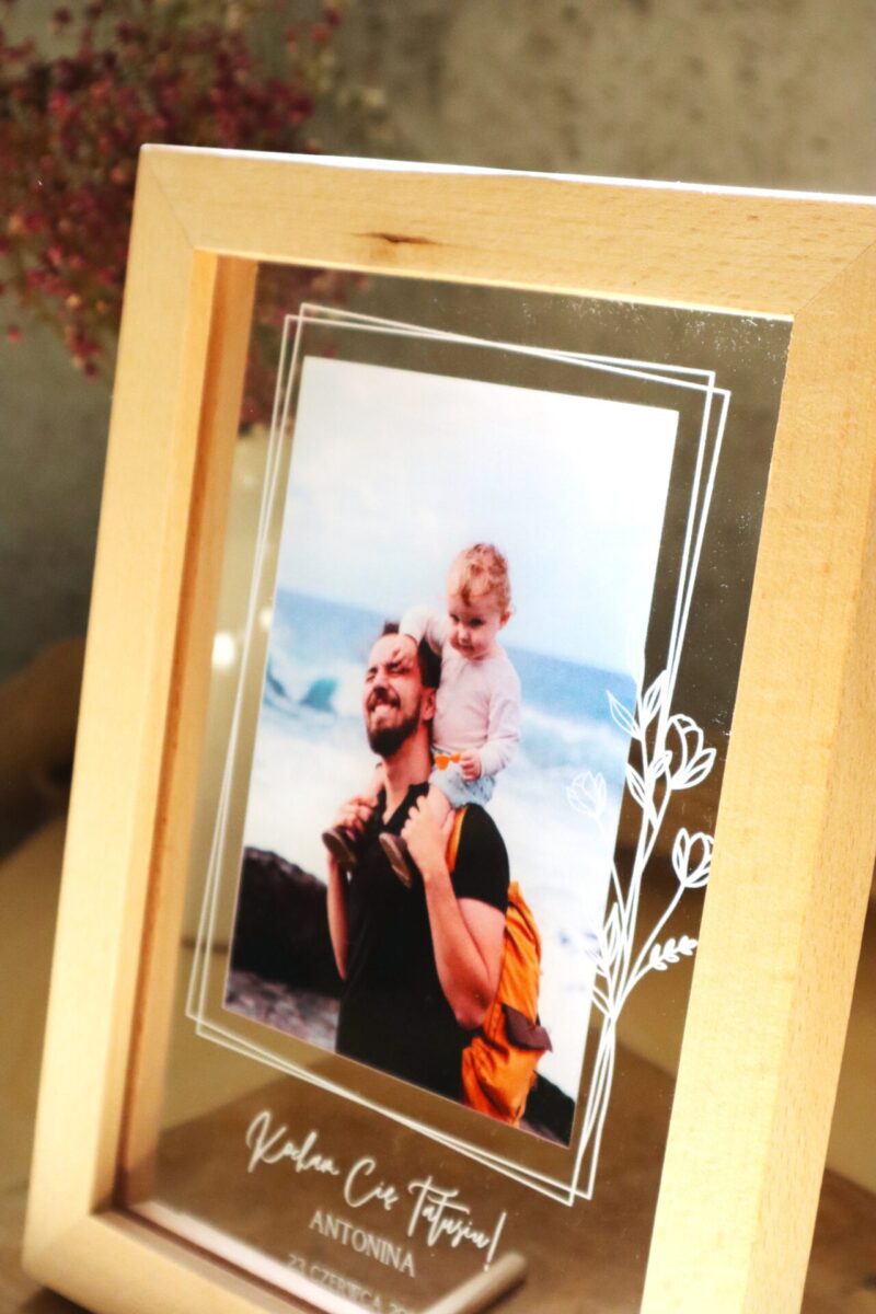 Ramka LED ze zdjęciem dla Taty