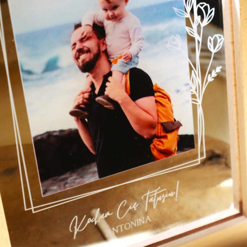 Ramka LED ze zdjęciem dla Taty